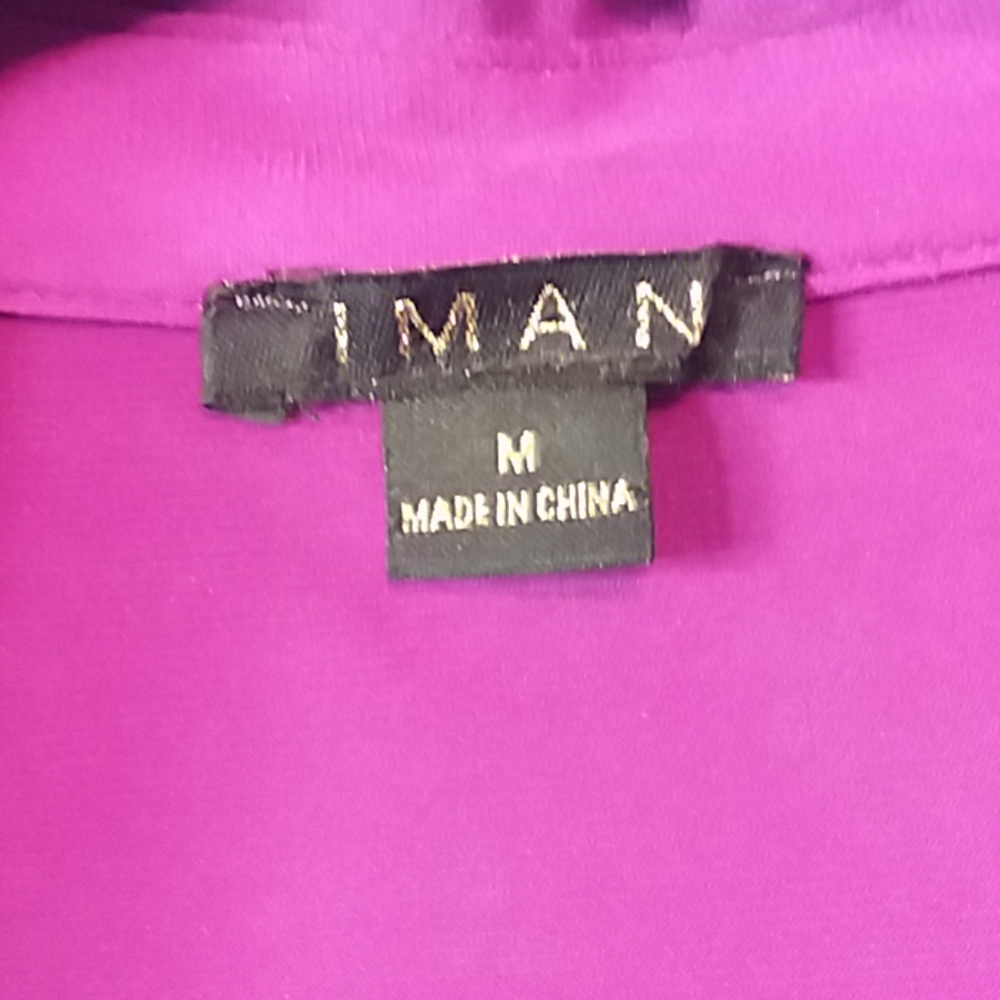 IMAN Button Front Blouse - Picture 2 of 6